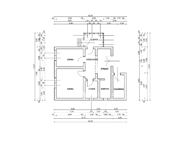 Eladó ház Püspökladány 67 nm