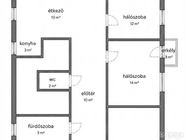 Eladó lakás Debrecen, Burgundia 54 nm