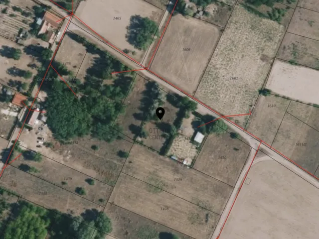 Eladó telek Csemő 1332 nm