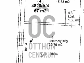 Kiadó kereskedelmi és ipari ingatlan Dunakeszi 40 nm