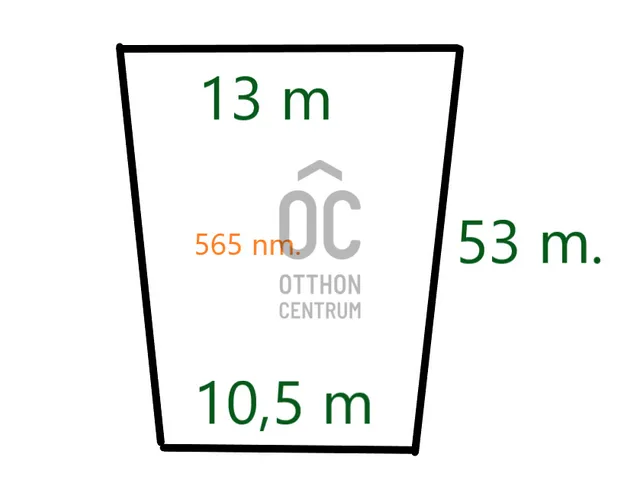 Eladó telek Budapest XV. kerület, Rákospalota 565 nm
