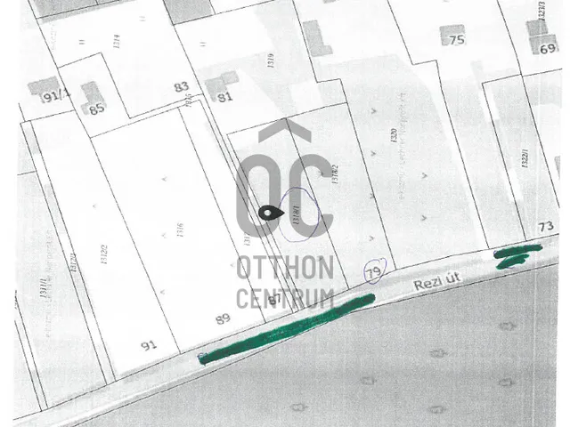 Eladó telek Cserszegtomaj 2073 nm
