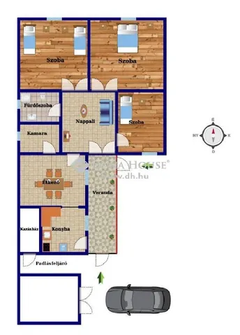 Eladó ház Bakonyszombathely 110 nm