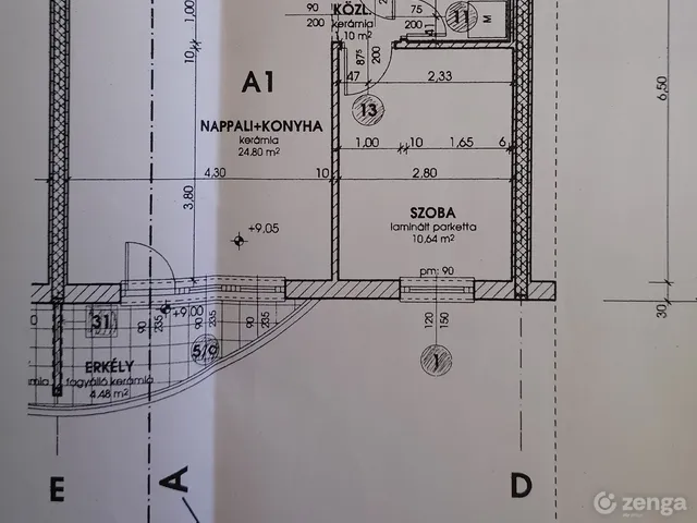 Eladó lakás Győr, Városrét 45 nm