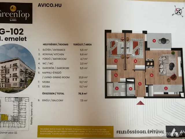 Kiadó lakás Budapest XIII. kerület, Angyalföld 79 nm