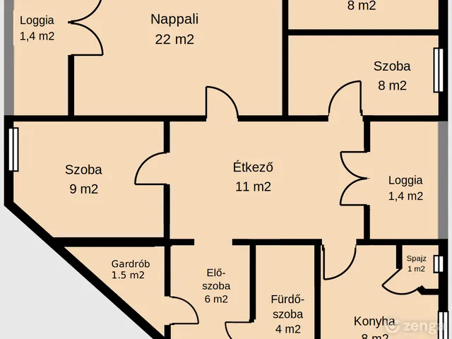 Eladó lakás Nyíregyháza, Belváros 79 nm