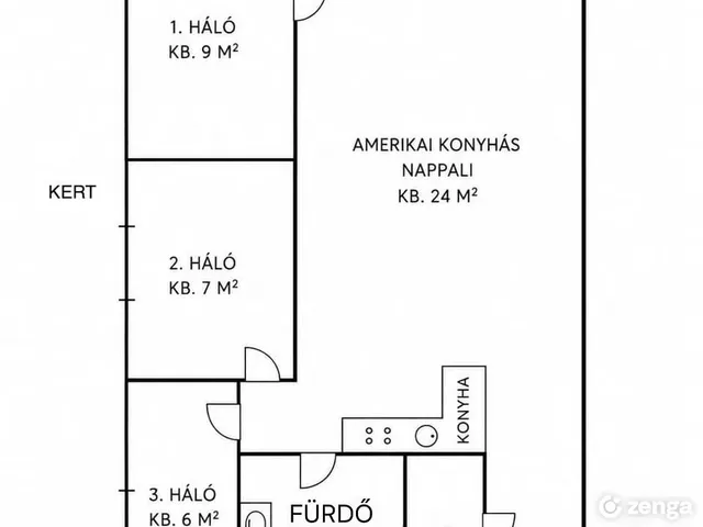 Eladó lakás Budapest XI. kerület, Szentimreváros 64 nm