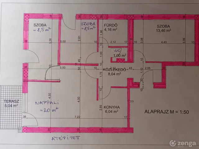Eladó lakás Miskolc, Bodótető 72 nm