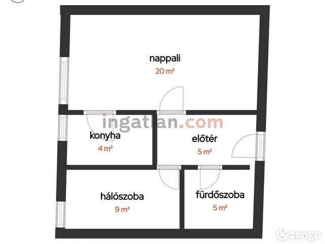 Eladó lakás Budapest XVIII. kerület, Liptáktelep 43 nm