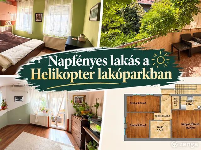 Eladó lakás Budapest XVII. kerület, Alsó-Rákoshegy 54 nm