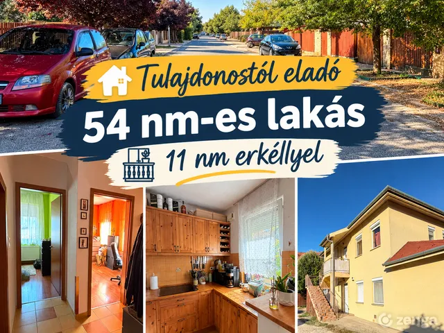 Eladó lakás Budapest XVII. kerület, Alsó-Rákoshegy 54 nm