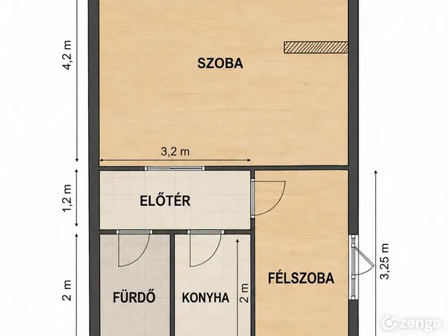 Eladó lakás Székesfehérvár, Belváros 36 nm