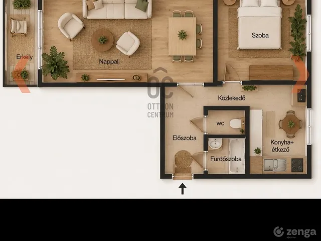 Eladó lakás Székesfehérvár, Belváros 55 nm
