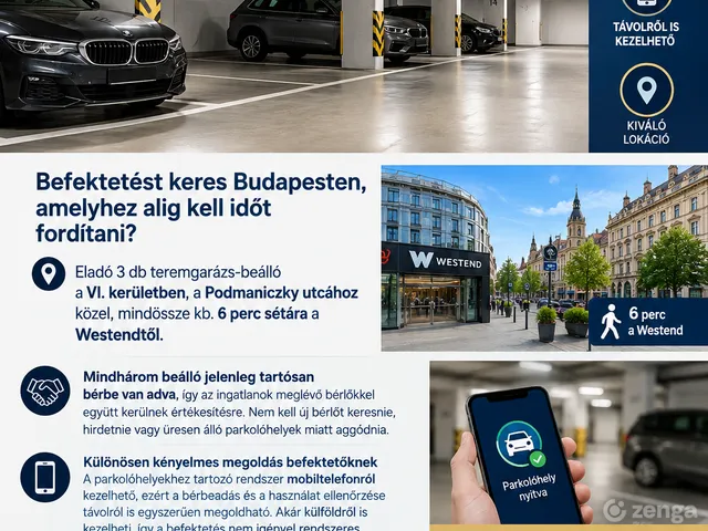 Eladó garázs Budapest VI. kerület, Nagykörúton kívüli terület, Szív utca 62. 39 nm