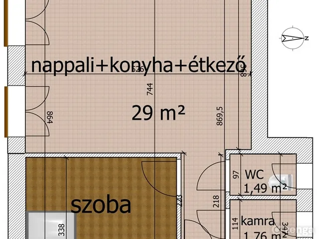 Eladó lakás Aszód, Belváros 48 nm