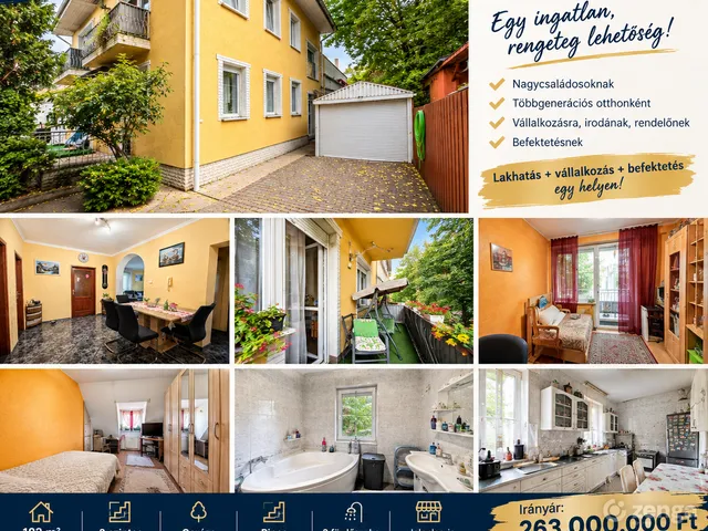 Eladó ház Budapest XIII. kerület, Angyalföld 180 nm