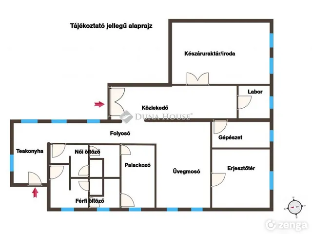 Kiadó kereskedelmi és ipari ingatlan Kalocsa, Hosszú Antal utca 180 nm