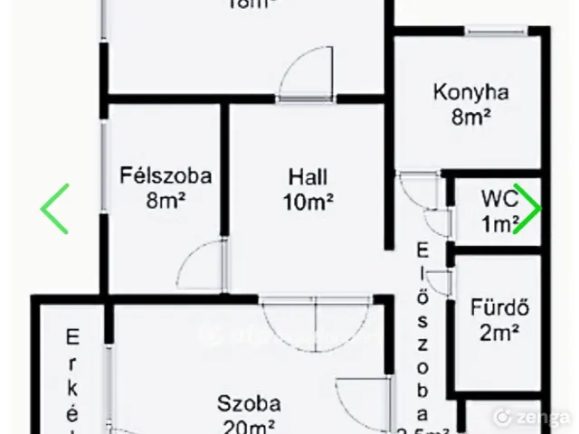 Eladó lakás Budapest IV. kerület, Újpest 71 nm