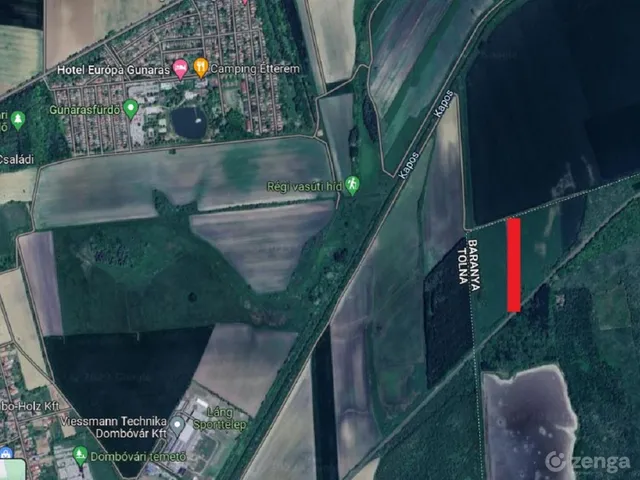 Eladó mezőgazdasági ingatlan Dombóvár, Gunarasfürdő 16500000 nm