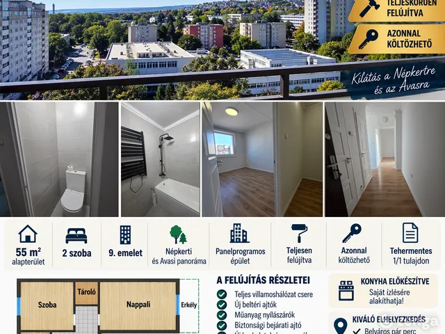 Eladó lakás Miskolc, Vörösmarty-városrész 55 nm