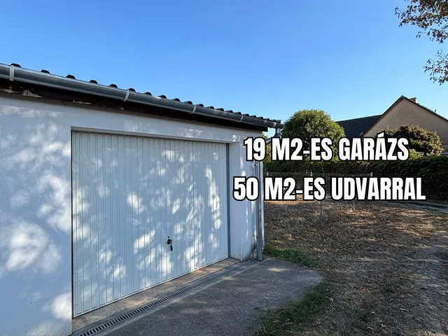Eladó garázs Baja, Józsefváros 19 nm