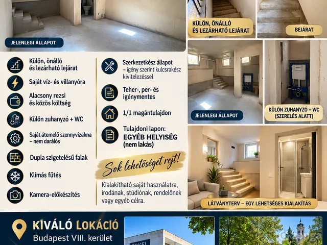 Eladó lakás Budapest VIII. kerület, II. János Pál pápa tér 22 nm
