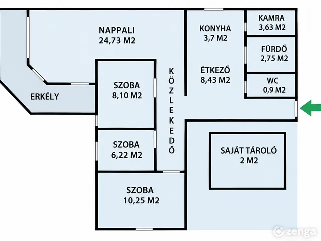 Eladó lakás Kecskemét, Széchenyiváros 78 nm