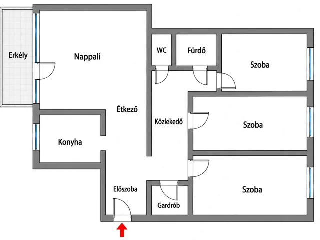 Eladó lakás Budapest III. kerület, Pók utcai lakótelep, Torma Károly 74 nm