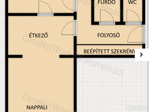 Kiadó lakás Veszprém, Egyetemváros, Stadion utca 28 53 nm