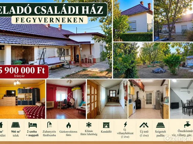 Eladó ház Fegyvernek 84 nm