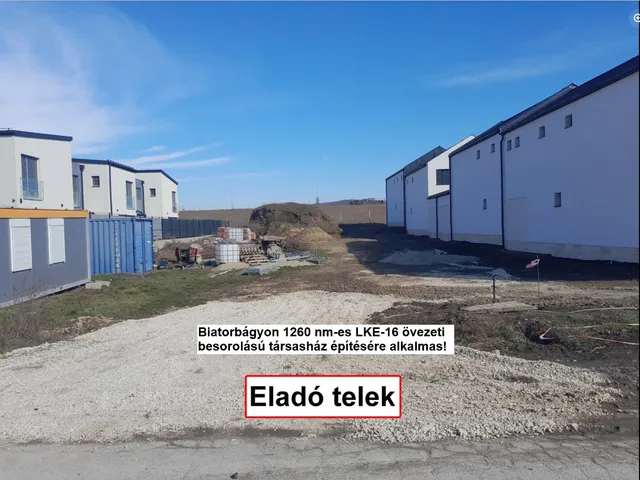 Eladó telek Biatorbágy, Katalinhegy 1260 nm