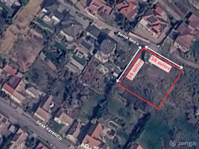 Eladó telek Bonyhád 1300 nm
