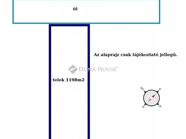 Eladó telek Szigetszentmiklós 1198 nm