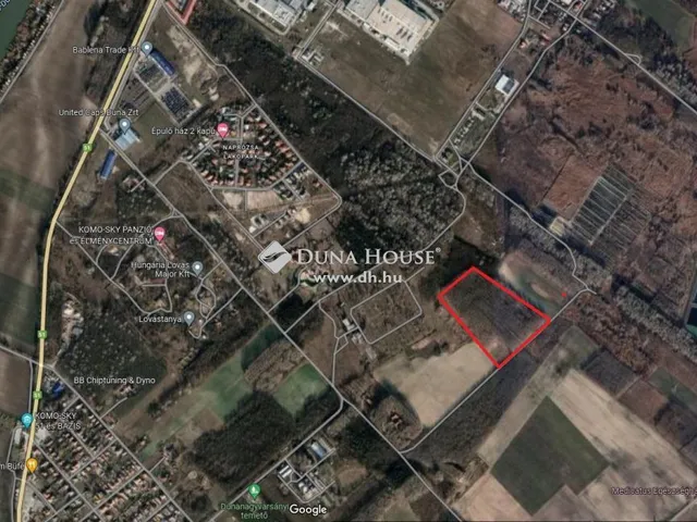 Eladó telek Dunavarsány 56725 nm