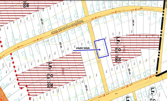 Eladó telek Ádánd, 48-as Ifjúság utca 1000 nm