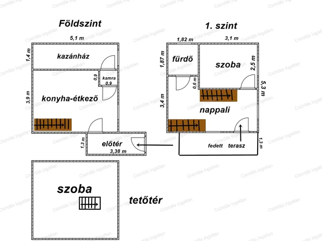 Eladó ház Veszprém, Csatárhegy 70 nm