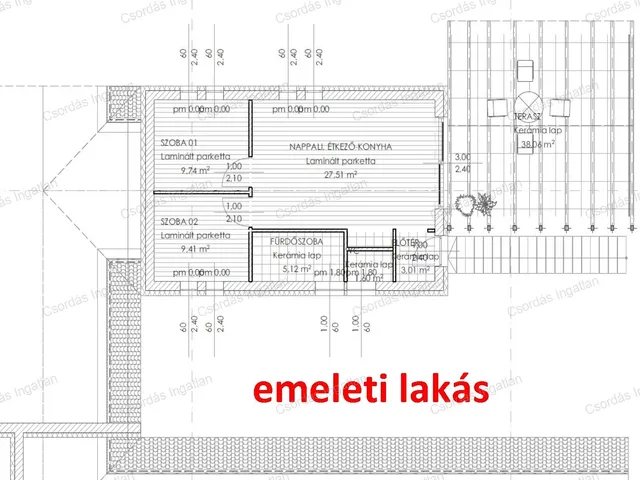Eladó lakás Győr, Révfalu 75 nm