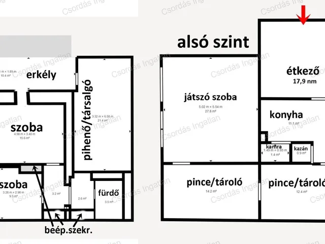Eladó üdülő és hétvégi ház Badacsonytomaj 210 nm