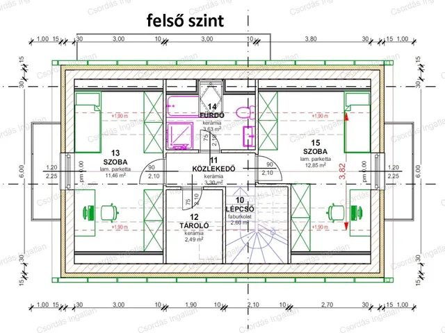 Eladó ház Királyszentistván 91 nm