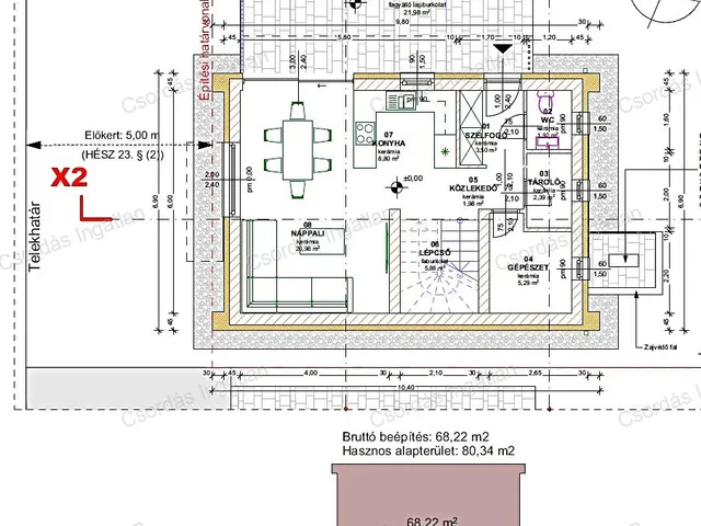 Eladó ház Királyszentistván, Rózsadomb utca 80 nm