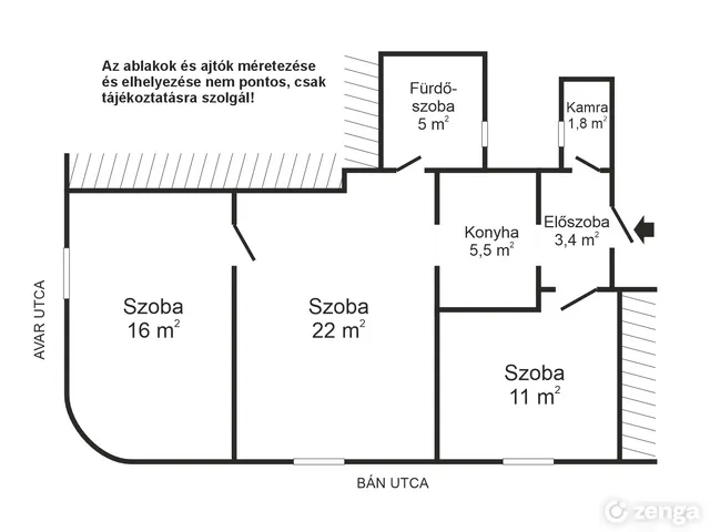 Eladó lakás Budapest XII. kerület, Németvölgy 64 nm