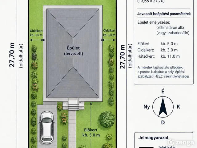 Eladó telek Vecsés, Halmitelep 378 nm