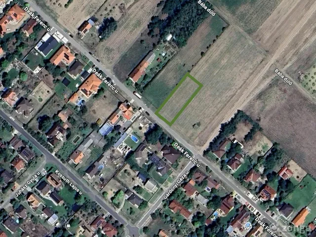 Eladó telek Zsombó 1136 nm