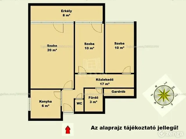 Eladó lakás Budapest XX. kerület, Pesterzsébet 67 nm