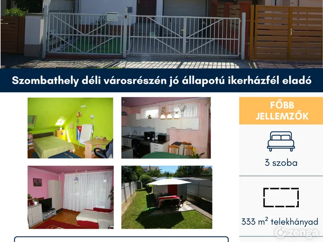 Eladó ház Szombathely, Gyöngyöshermán 113 nm