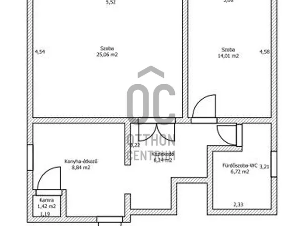 Eladó lakás Hódmezővásárhely 62 nm