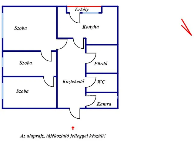 Eladó lakás Miskolc 61 nm