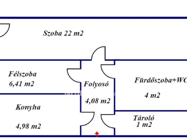 Eladó lakás Miskolc, Szentpéteri kapu 43 nm