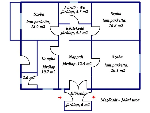 Eladó ház Mezőcsát 92 nm