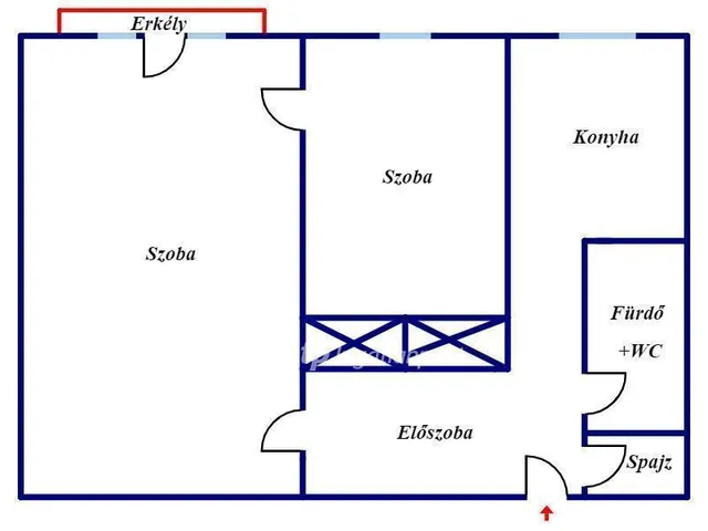 Eladó lakás Miskolc 43 nm